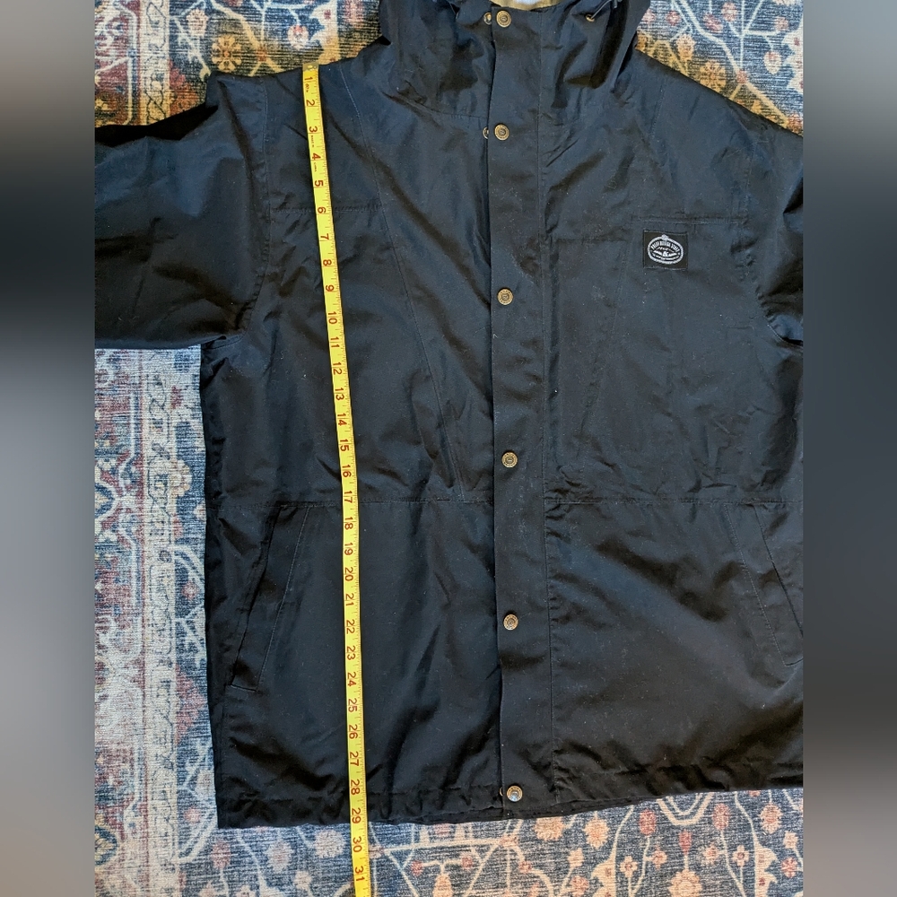 Poler Black Hooded Jacket - Picture 8 of 9